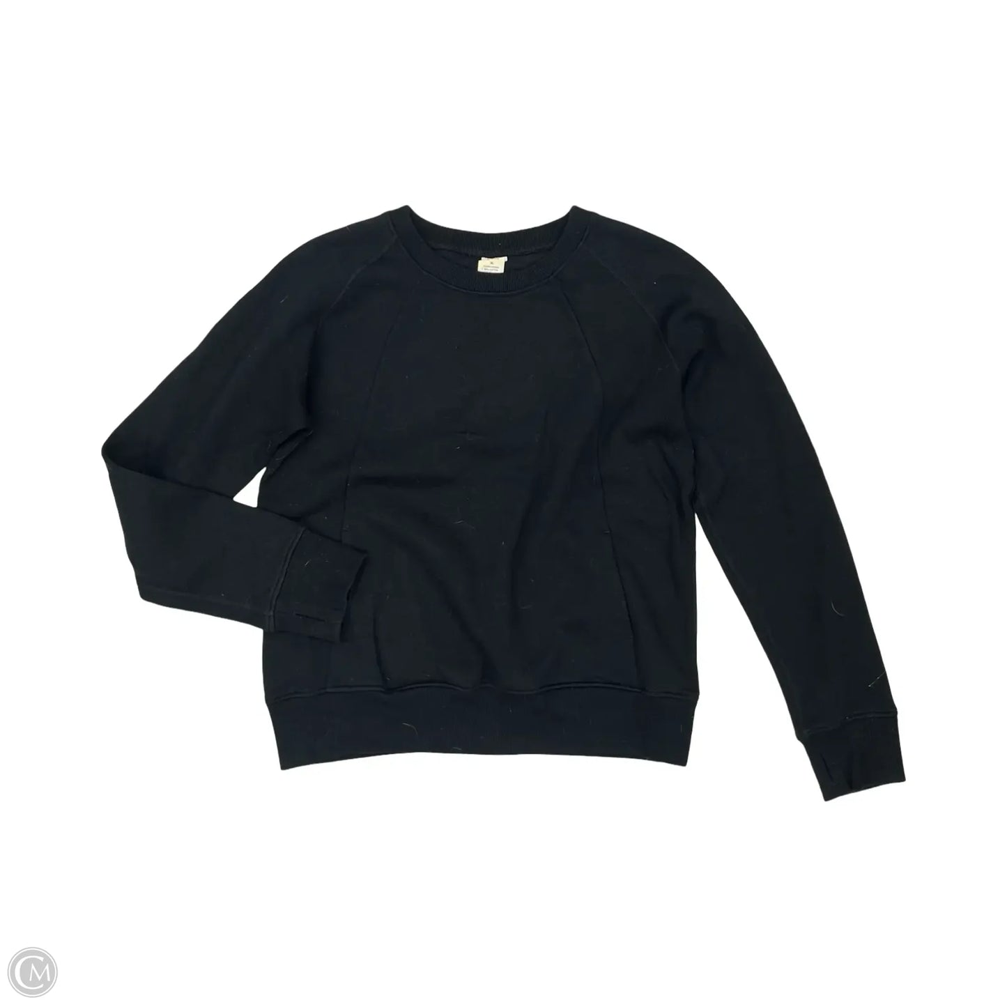 Athletic Sweatshirt Crewneck By Zyia In Black, Size: Xl