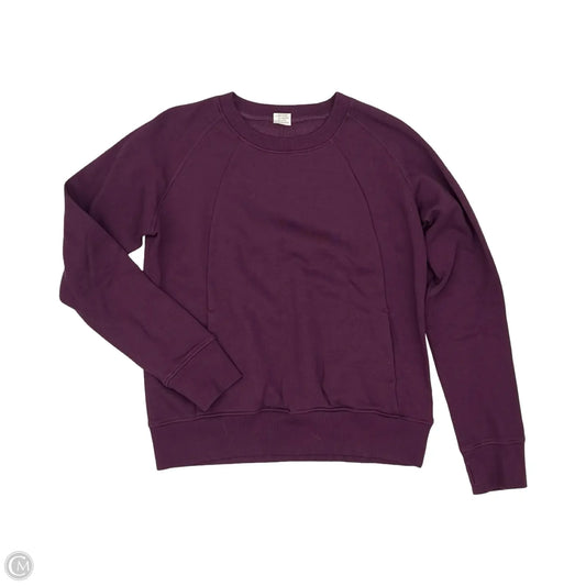 Athletic Sweatshirt Crewneck By Zyia In Purple, Size: Xl