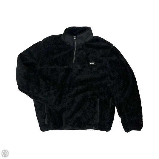 Athletic Jacket By Zyia In Black, Size: L