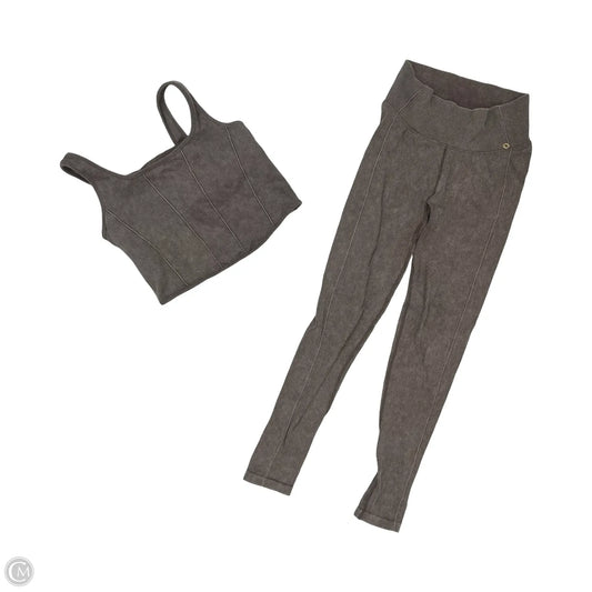 Athletic Pants 2pc By Clothes Mentor In Brown, Size: S