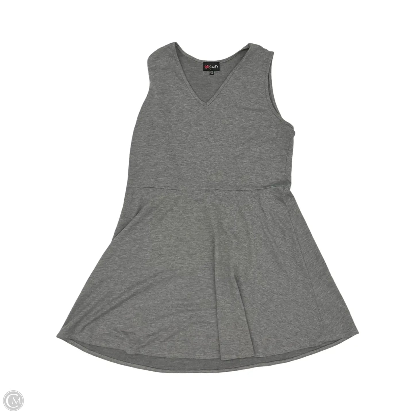 Dress Casual Short By Poof In Grey, Size: 2x