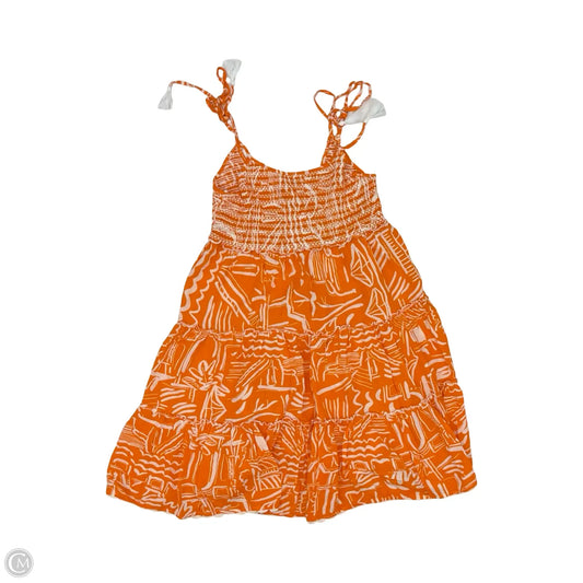 Dress Party Short By Blue Island In Orange, Size: M