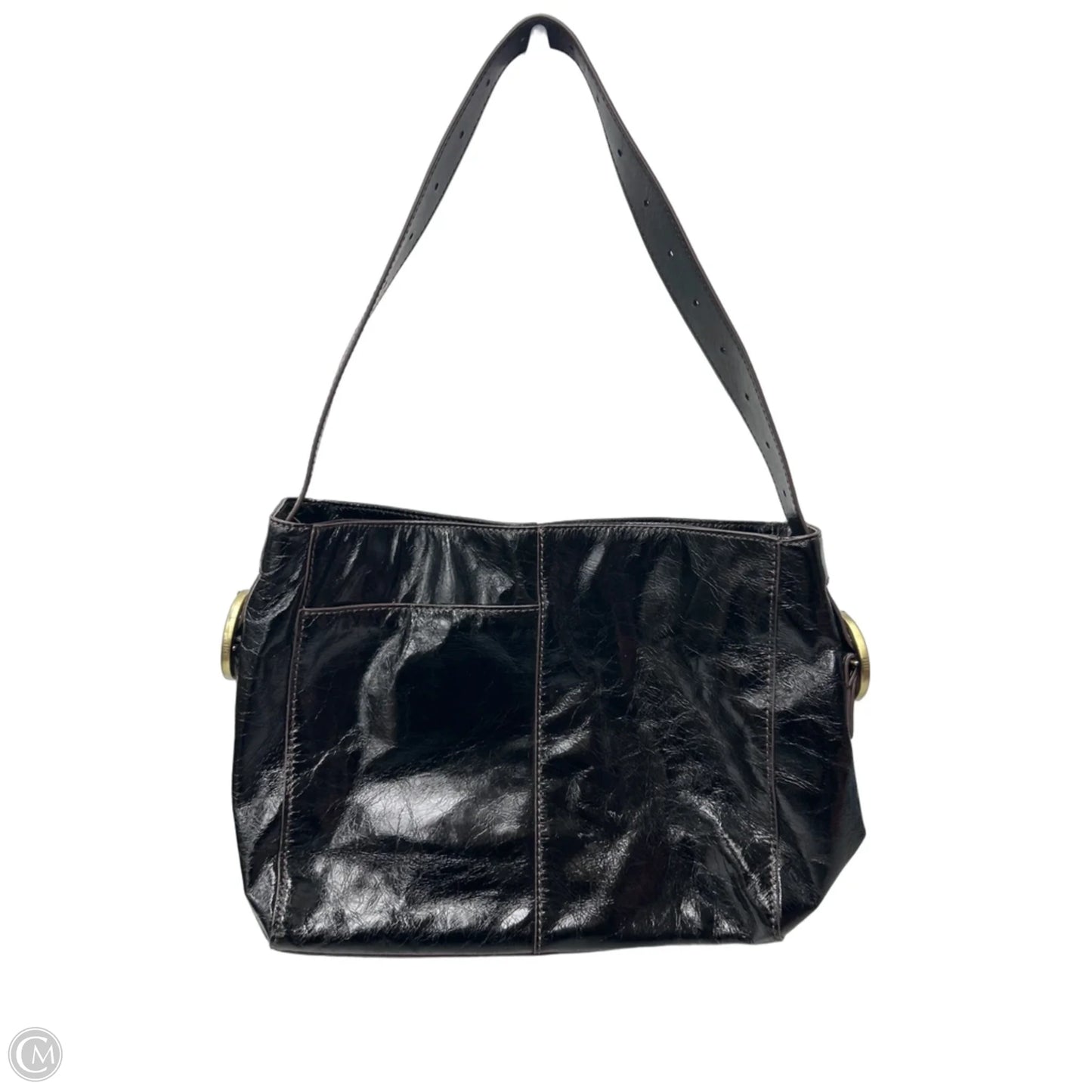 Handbag Leather By Hobo Intl, Size: Medium