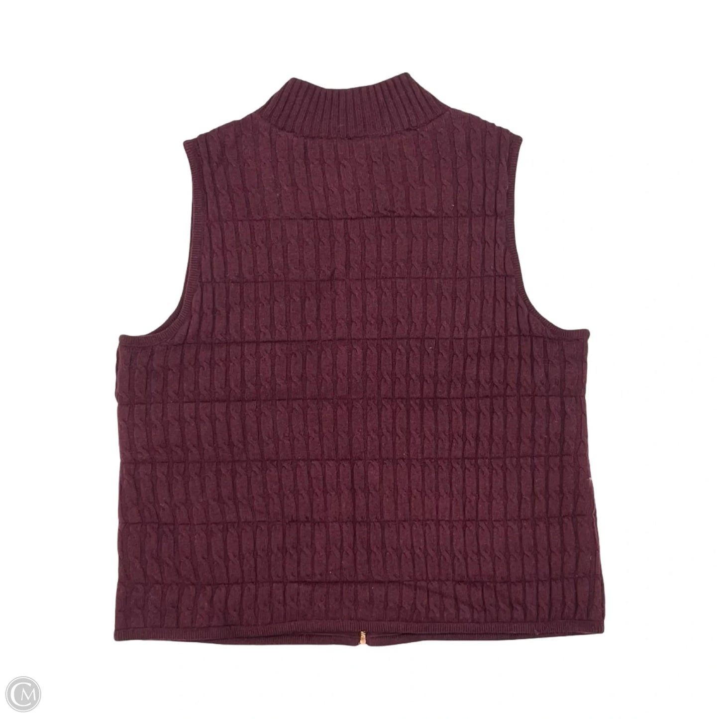 Vest Puffer & Quilted By Talbots In Red, Size: Xl