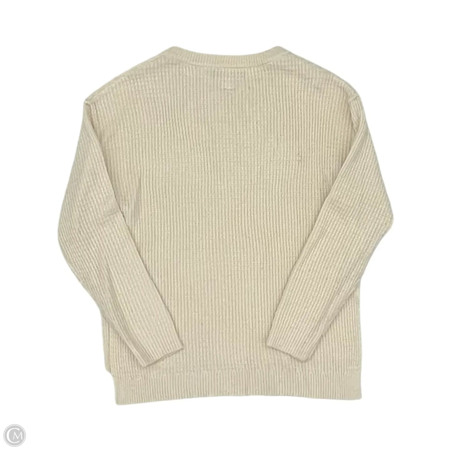 Top Long Sleeve By Zesica In Cream, Size: M