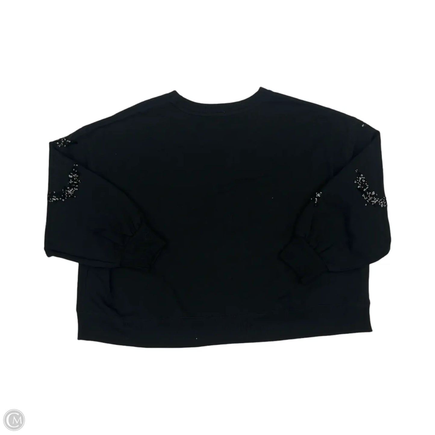 Top Long Sleeve By Mary Square In Black, Size: M
