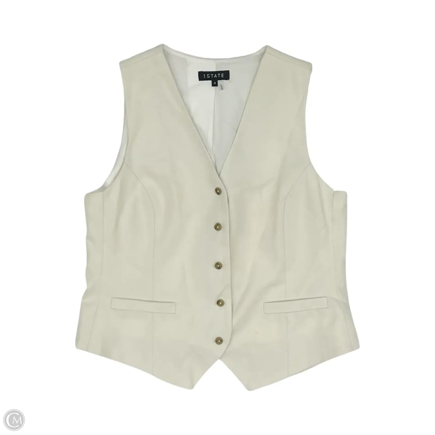 Vest Other By 1.state In Cream, Size: S
