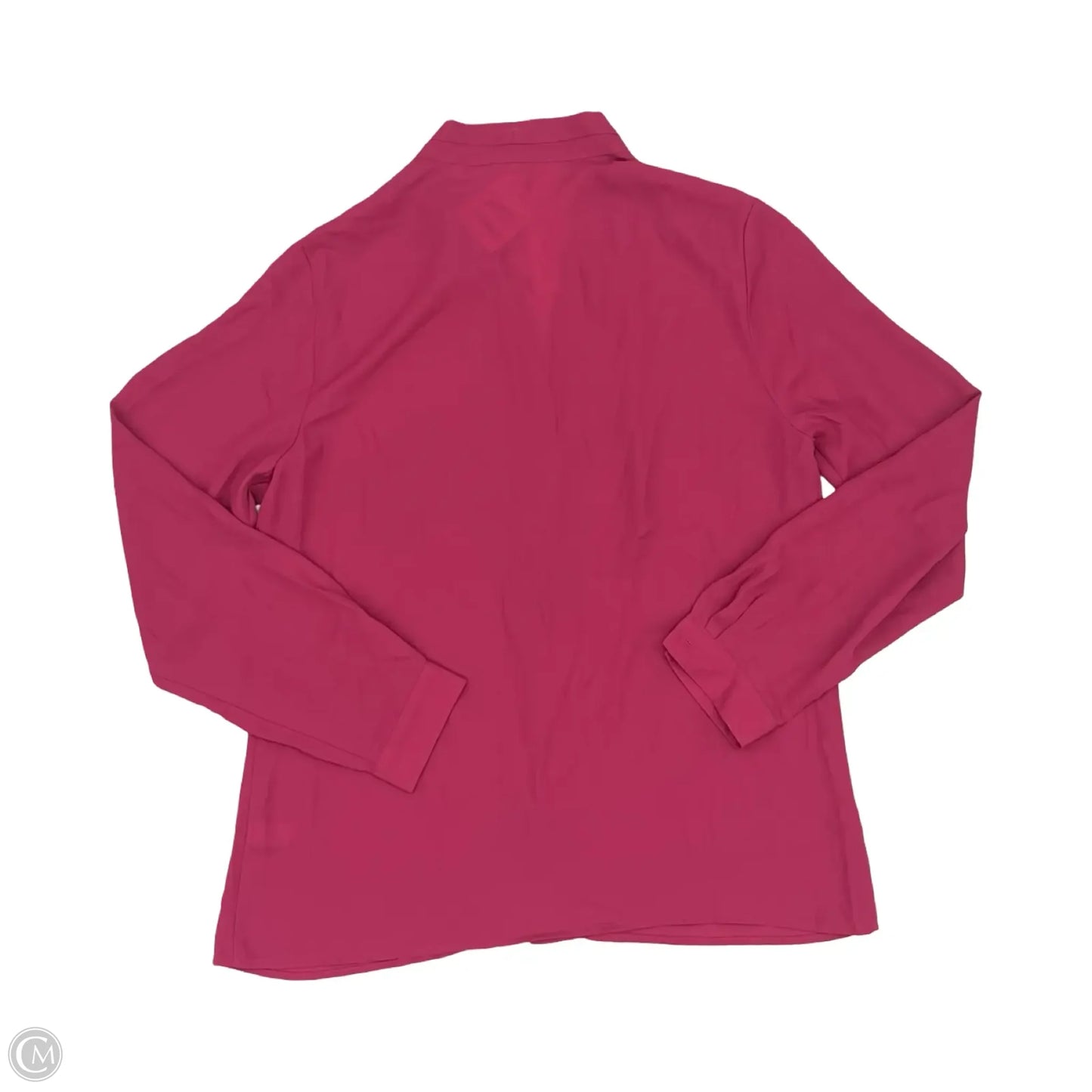 Blouse Long Sleeve By Violet And Claire In Pink, Size: M