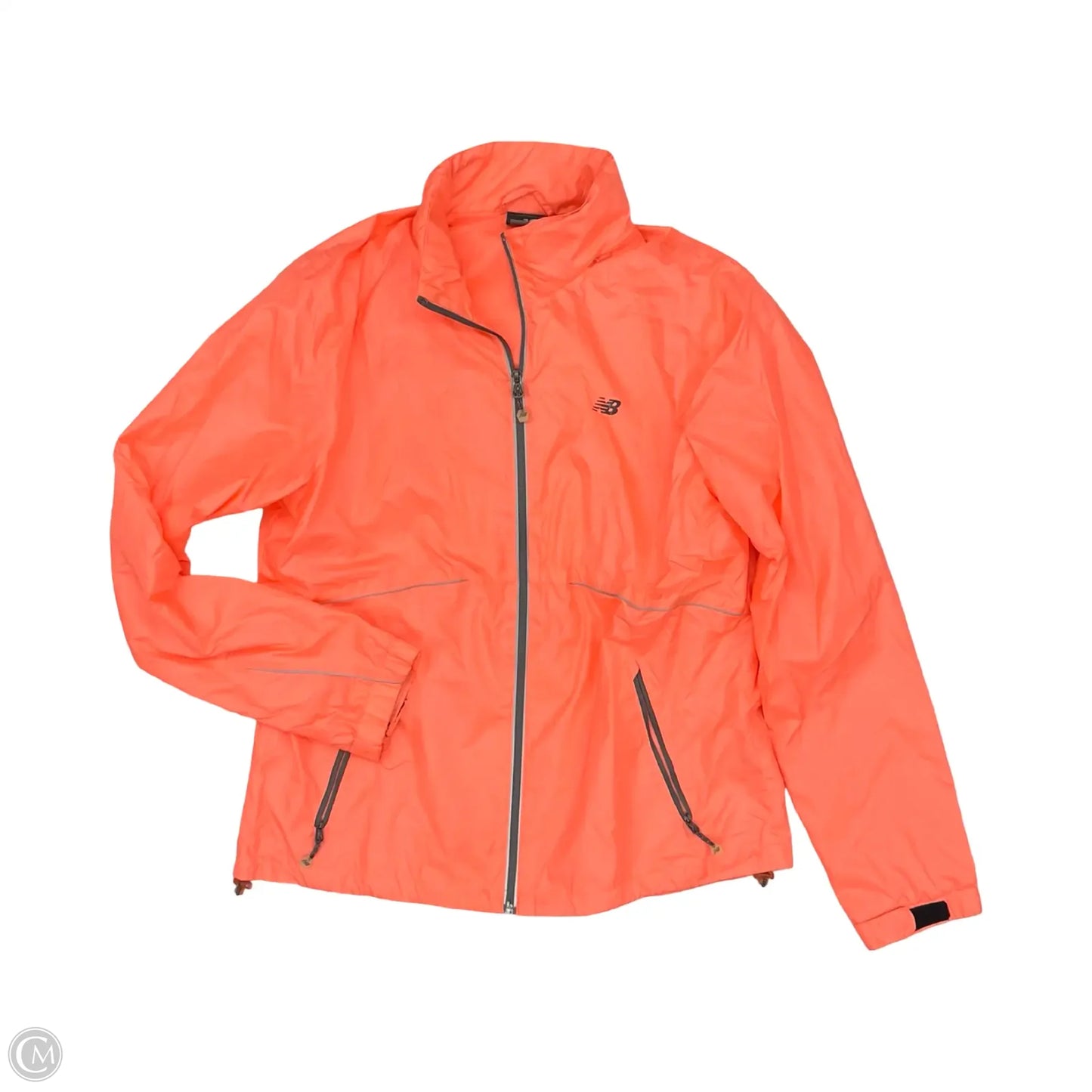 Jacket Windbreaker By New Balance In Pink, Size: L