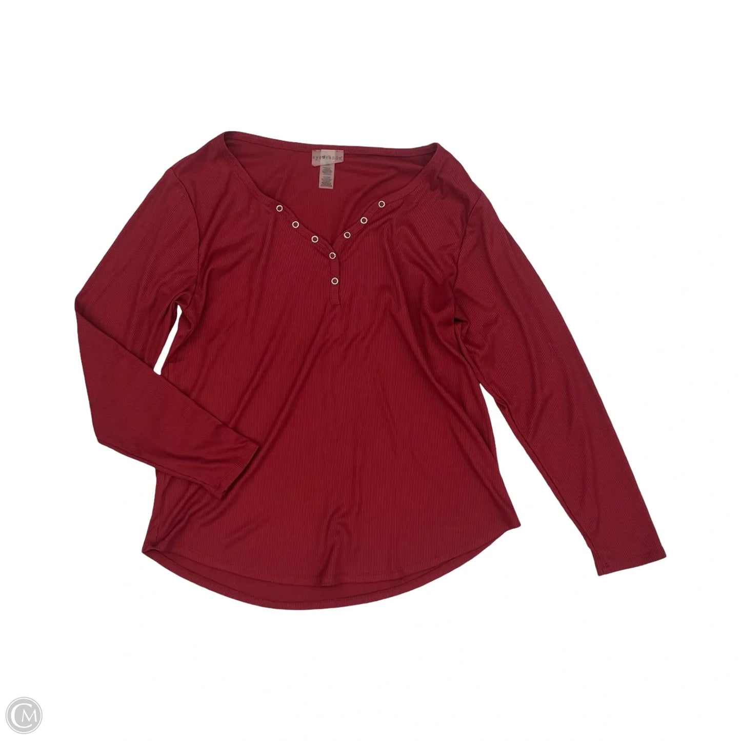 Top Long Sleeve By Eye Candy In Red, Size: 2x