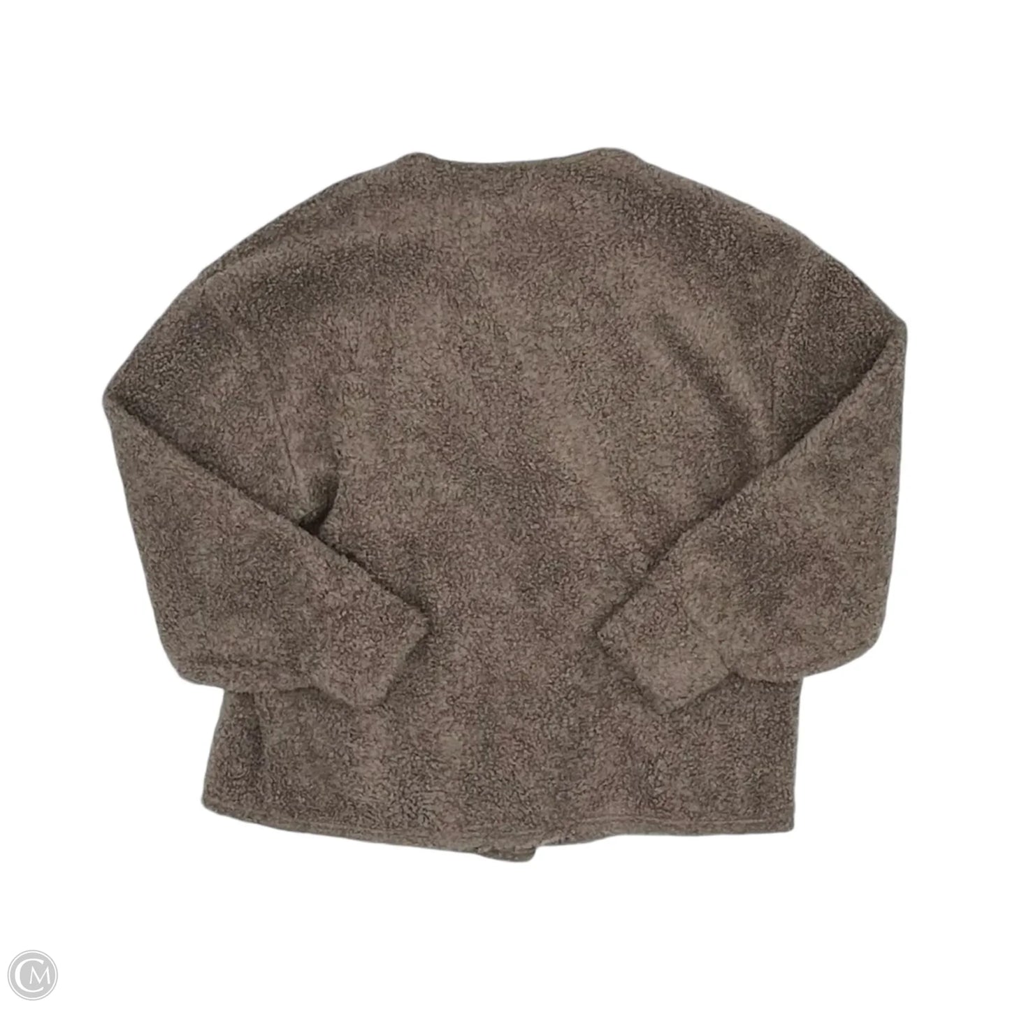 Jacket Faux Fur & Sherpa By Express In Brown, Size: M
