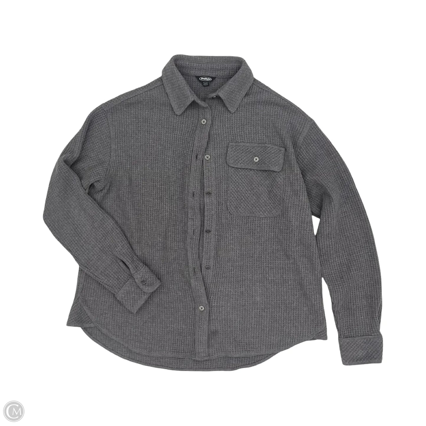 Top Long Sleeve By Clothes Mentor In Grey, Size: Xs