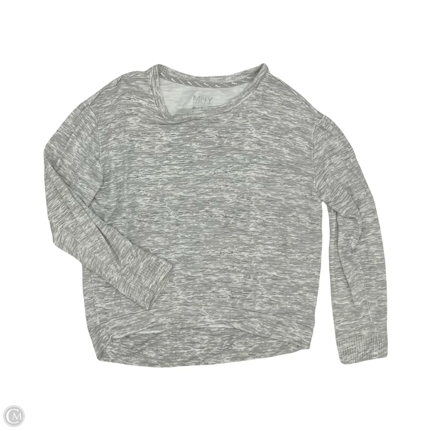 Top Long Sleeve By Clothes Mentor In Grey, Size: L