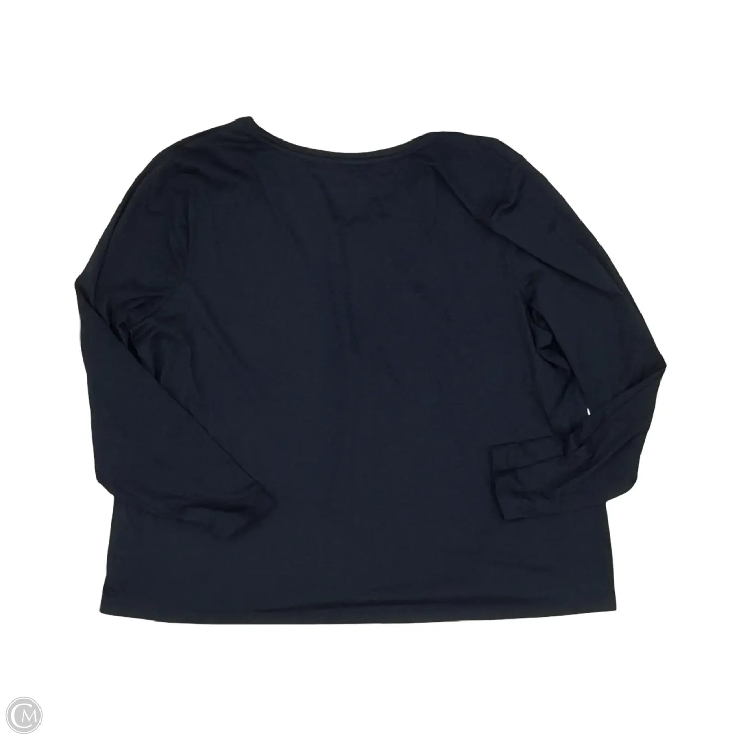 Top Long Sleeve By Any Body In Navy, Size: Xl