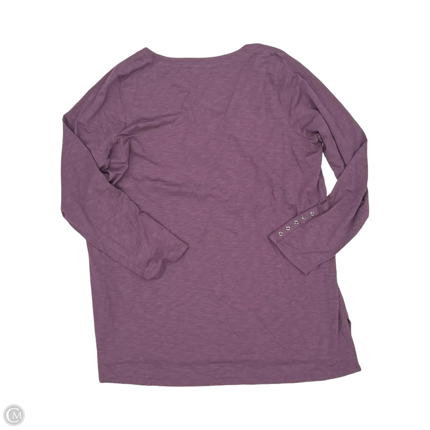 Top Long Sleeve By J. Jill In Purple, Size: L