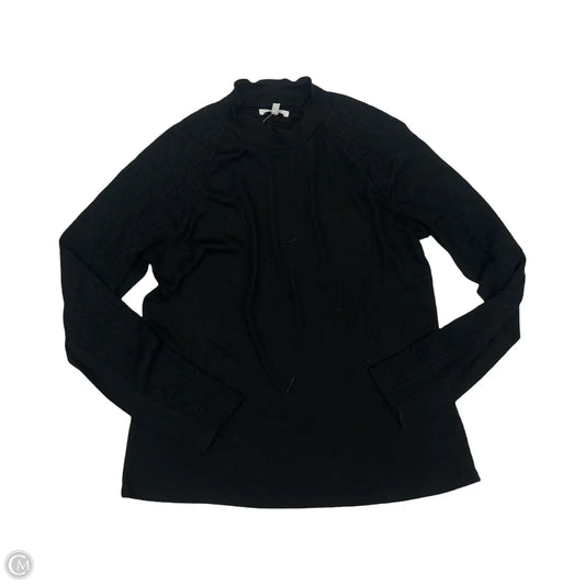 Top Long Sleeve By Maurices In Black, Size: Xl