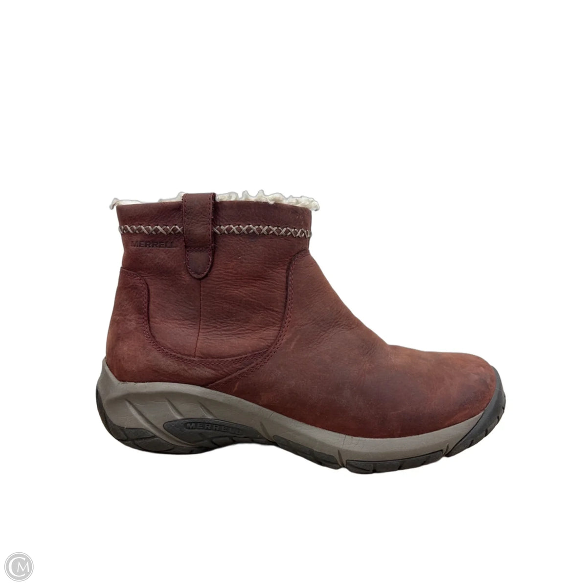 Boots Ankle Flats By Merrell In Red, Size: 8
