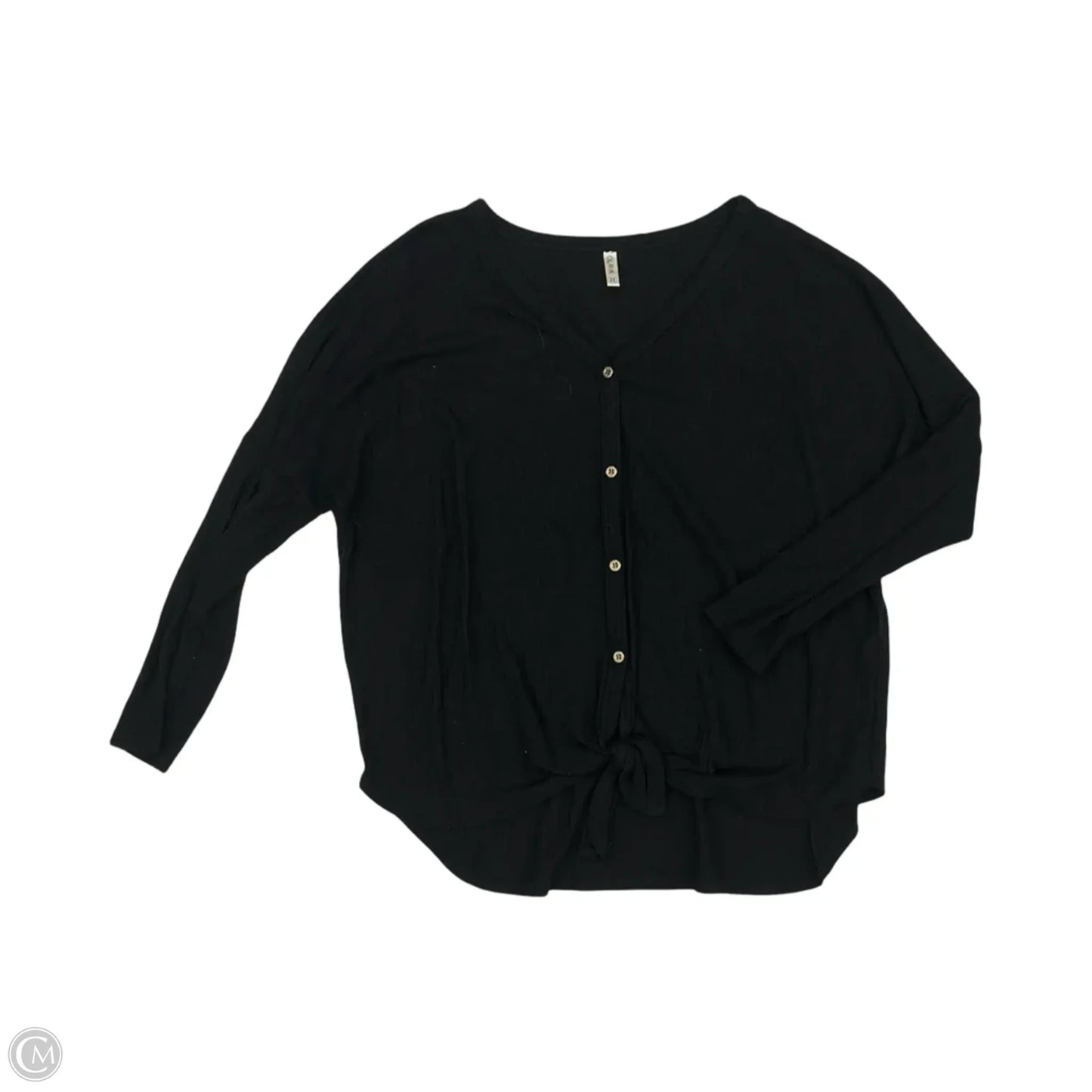 Top Long Sleeve By Clothes Mentor In Black, Size: 2x