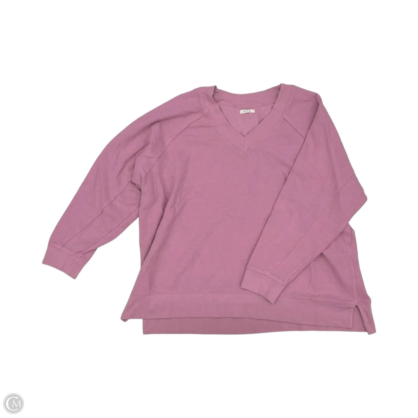 Top Long Sleeve By Maurices In Pink, Size: 2x