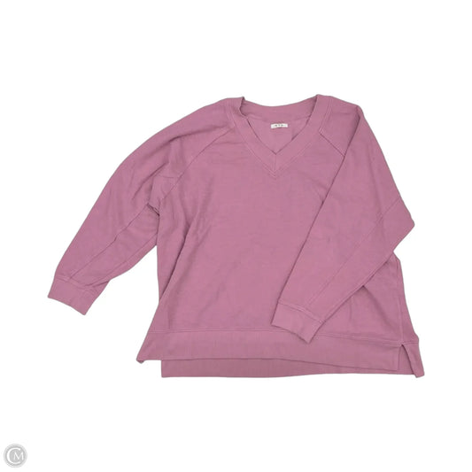 Top Long Sleeve By Maurices In Pink, Size: 2x