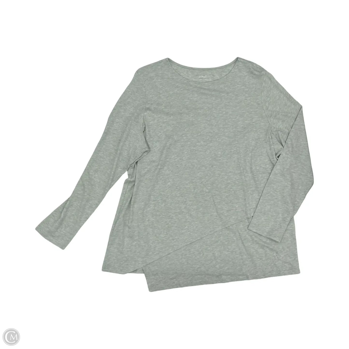 Top Long Sleeve By Pure Jill In Green, Size: Xl
