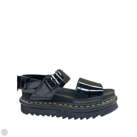 Sandals Heels Platform By Dr Martens In Black, Size: 7
