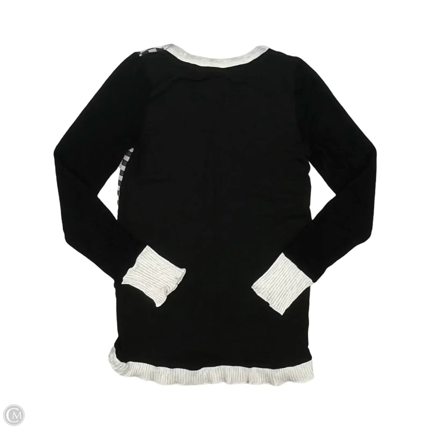 Top Long Sleeve By Clothes Mentor In Black, Size: S
