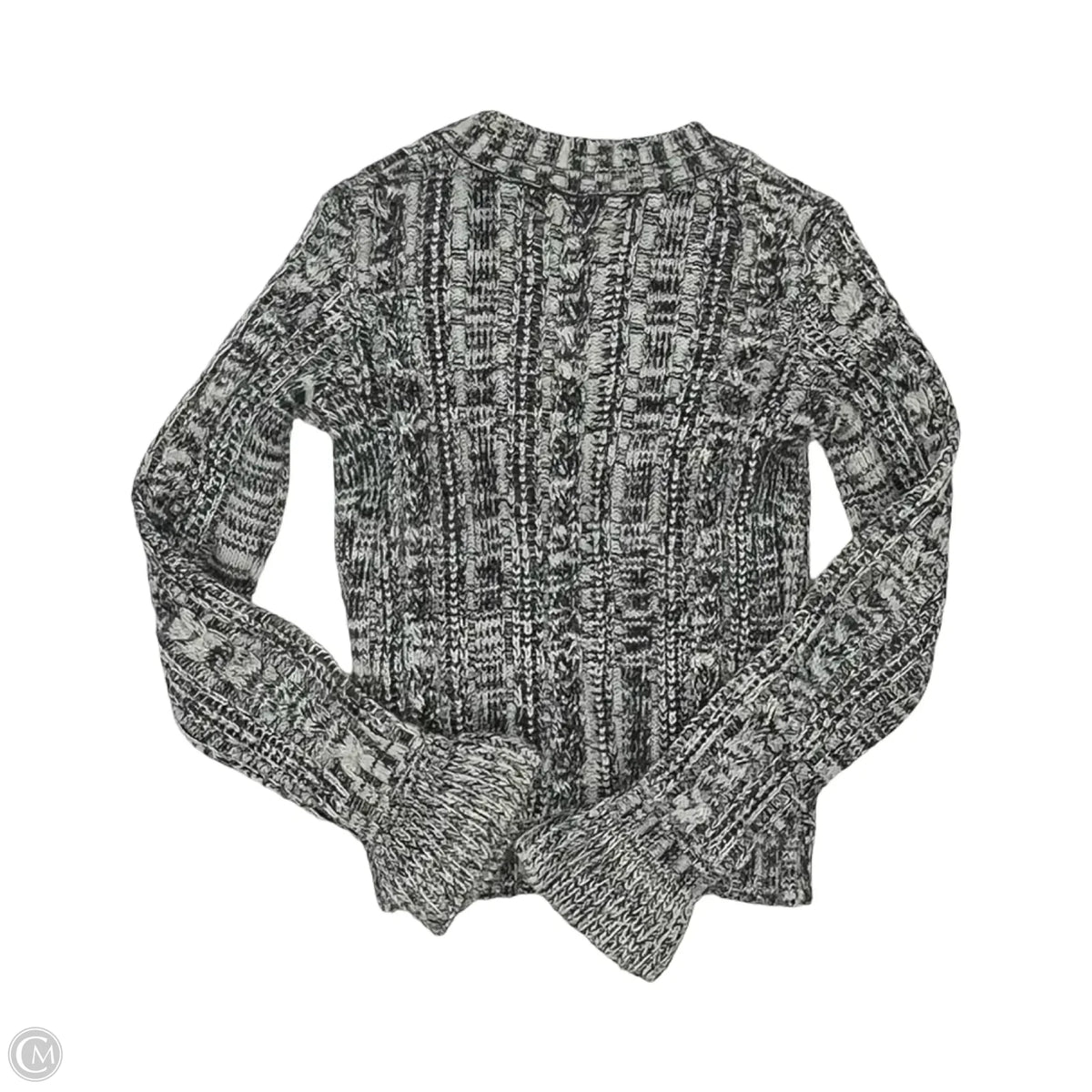 Sweater By Clothes Mentor In Grey, Size: Xs