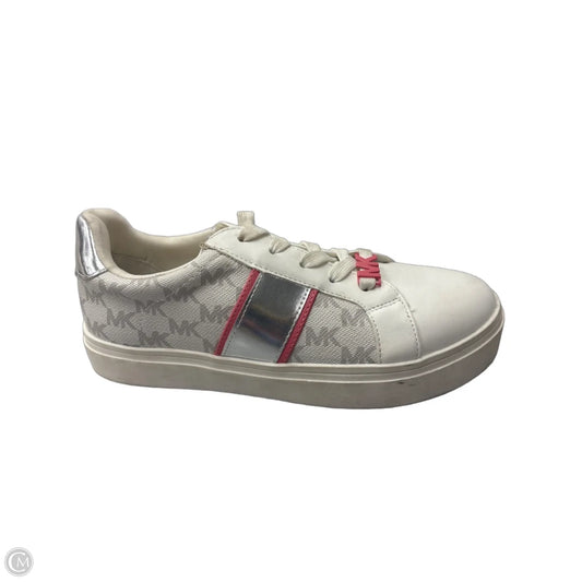 Shoes Designer By Michael Kors In Pink & White, Size: 5