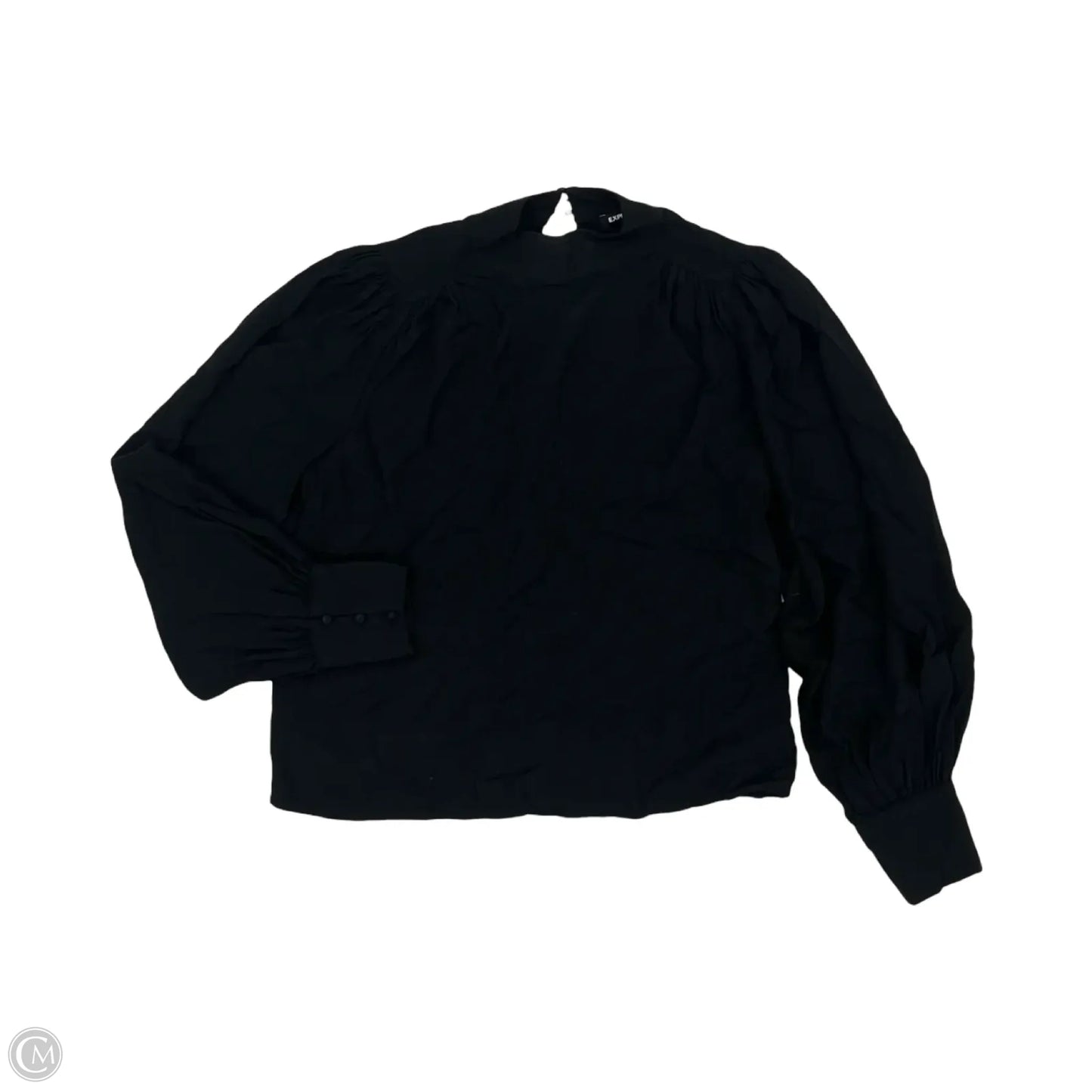Top Long Sleeve By Express In Black, Size: Xs