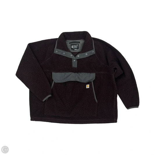 Jacket Faux Fur & Sherpa By Carhartt In Purple, Size: 2x