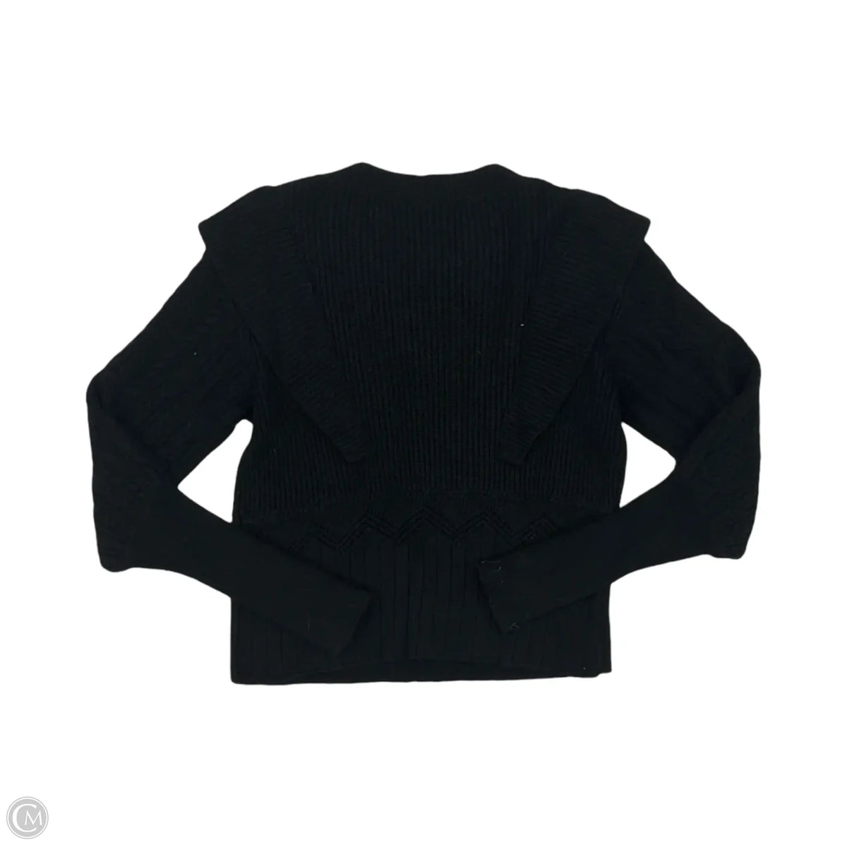 Sweater By Elan In Black, Size: S