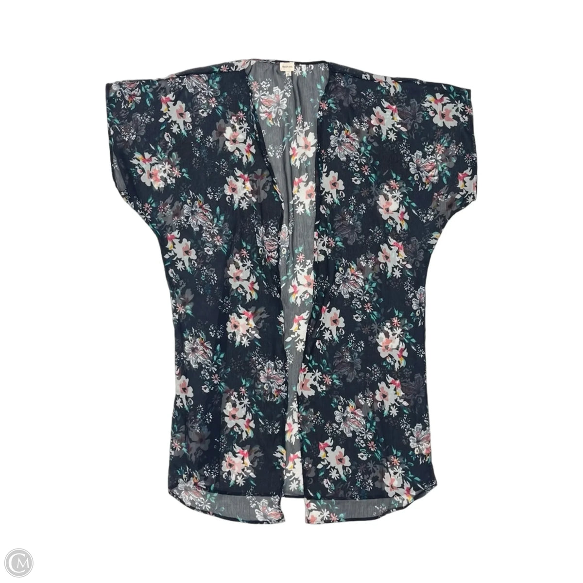 Kimono By Clothes Mentor In Blue, Size: M