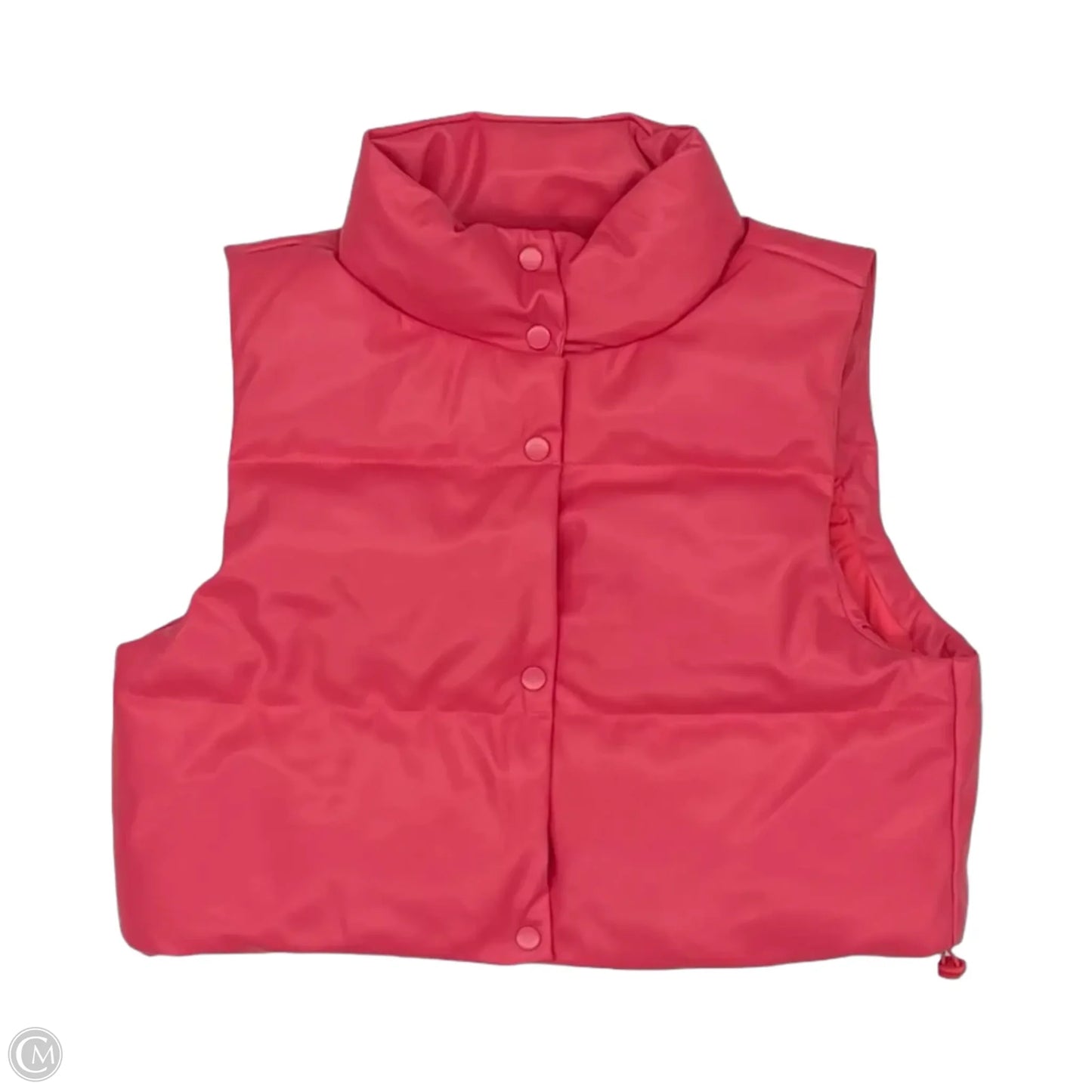 Vest Puffer & Quilted By Simply Southern In Pink, Size: M