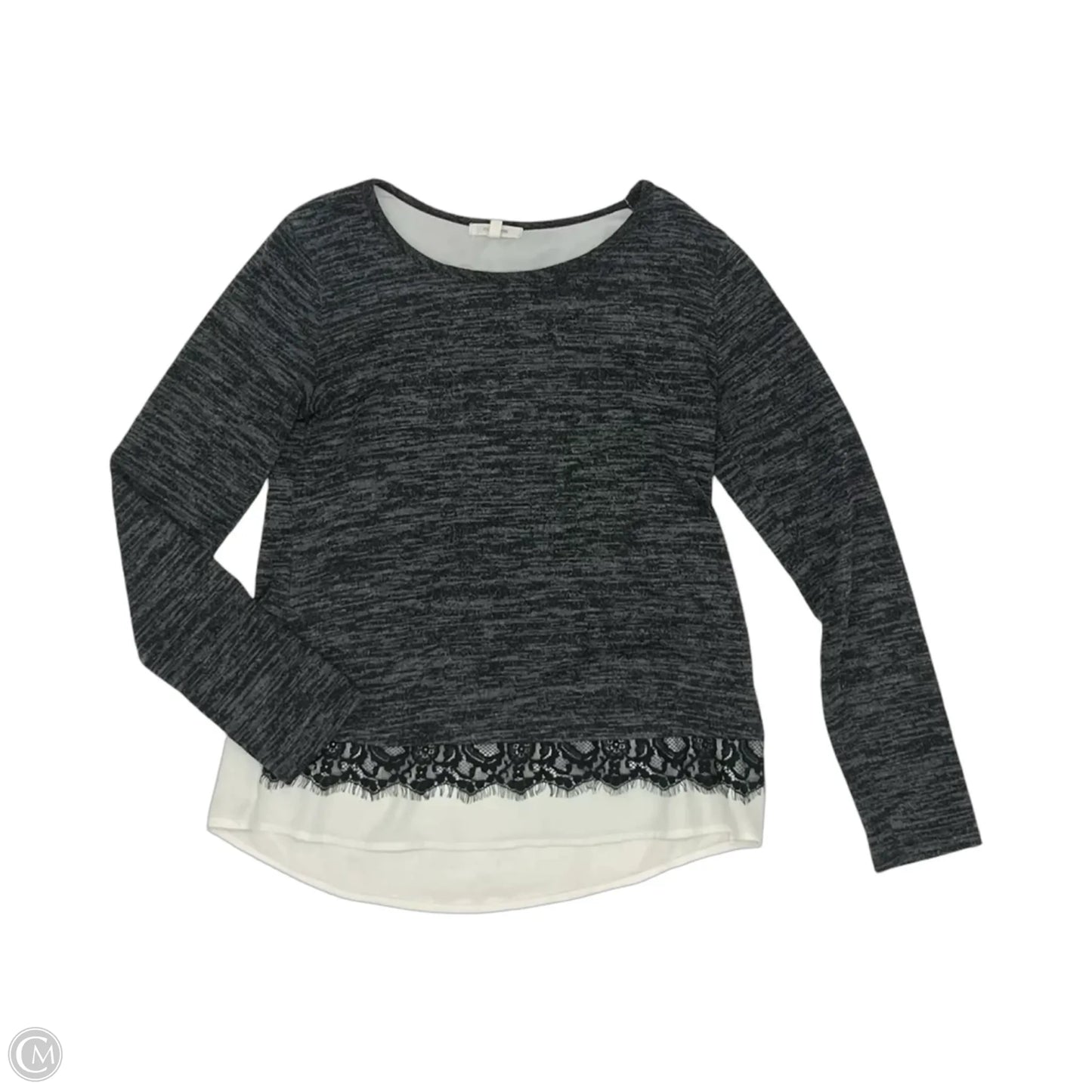 Top Long Sleeve By Maurices In Grey, Size: S