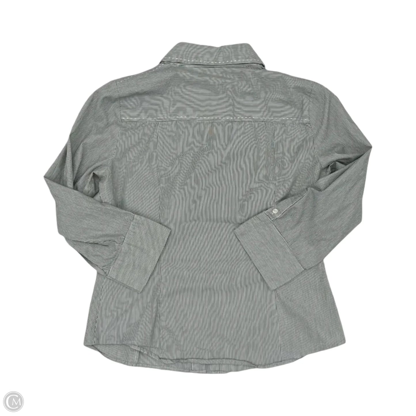 Top Long Sleeve By Larry Levine In Grey, Size: M