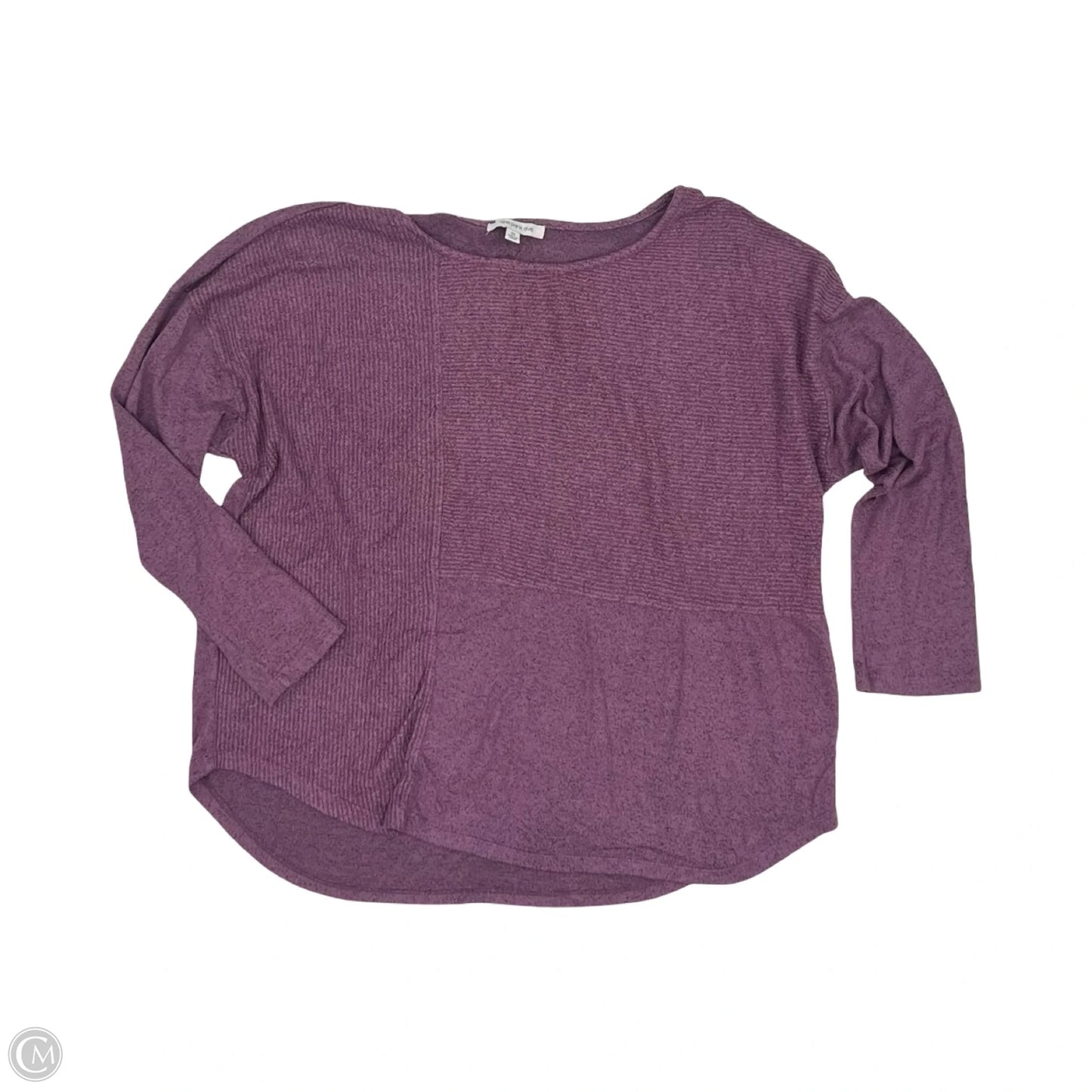 Top Long Sleeve By Clothes Mentor In Purple, Size: 3x