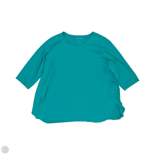 Blouse Long Sleeve By Susan Graver In Blue, Size: 5