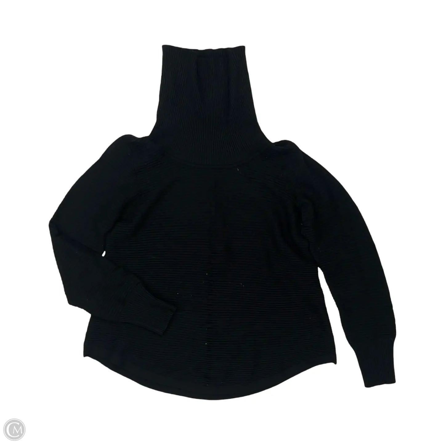 Top Long Sleeve By Cyrus In Black, Size: L