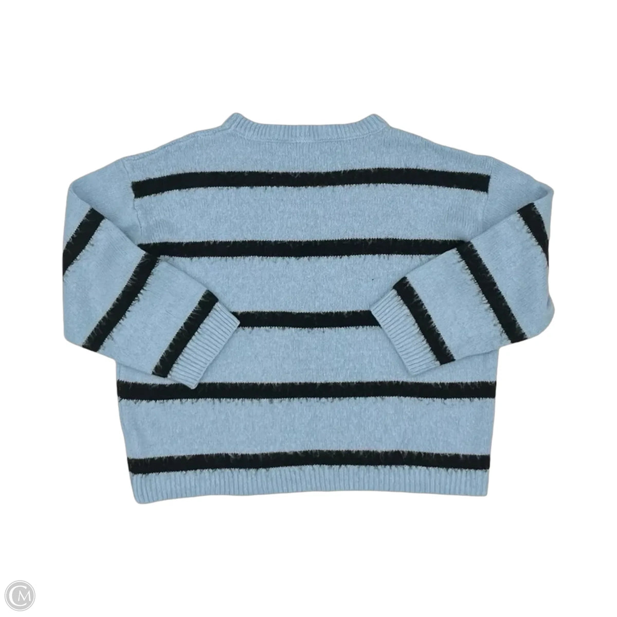 Sweater By Dazy In Black & Blue, Size: L