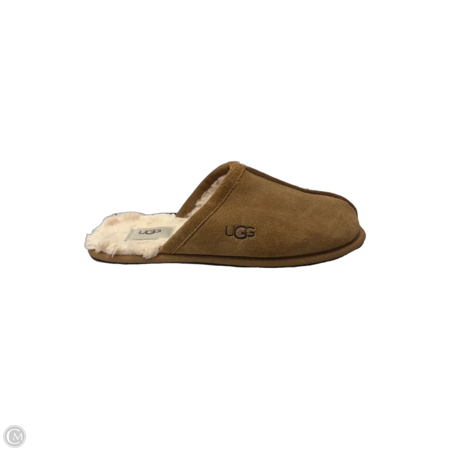 Slippers Designer By Ugg In Tan, Size: 9