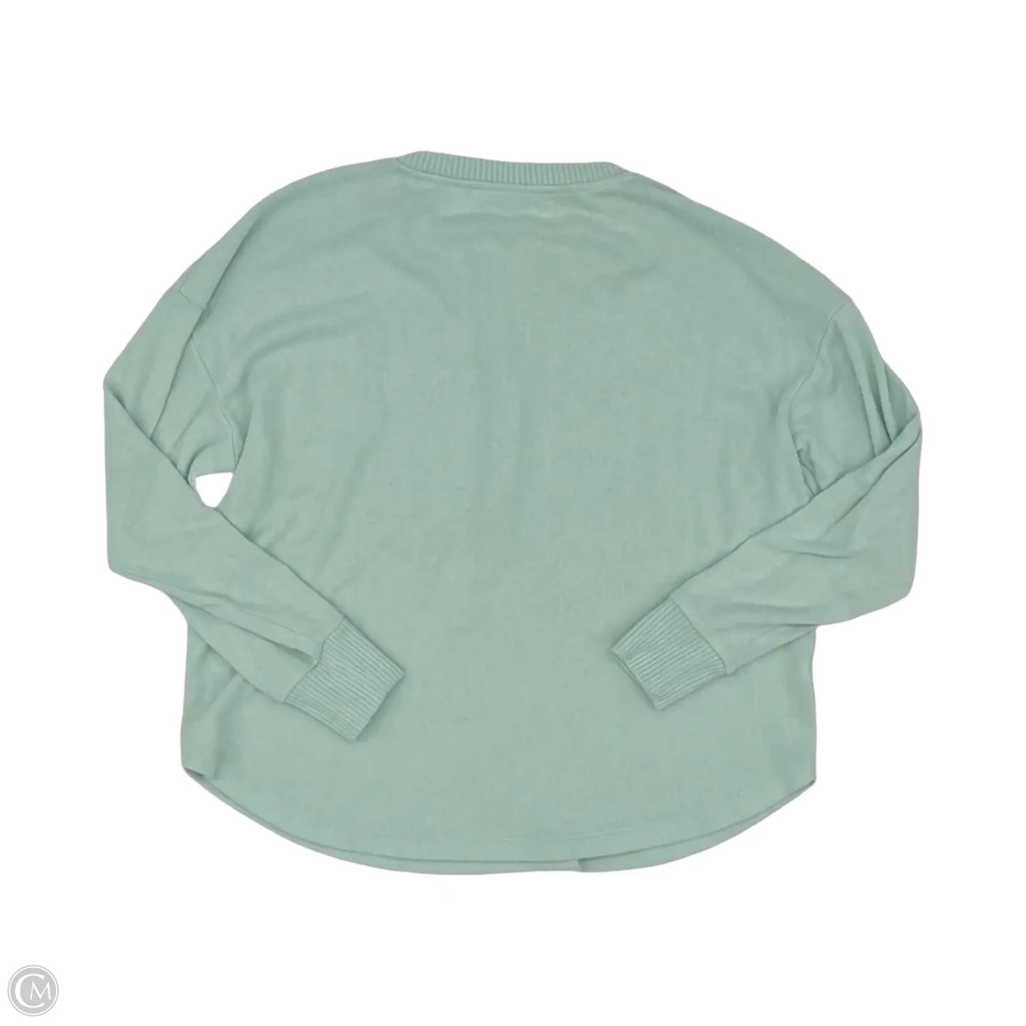 Top Long Sleeve By Loft In Green, Size: M