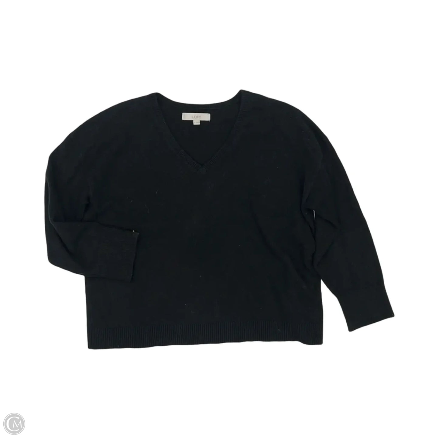 Sweater By Loft In Black, Size: M