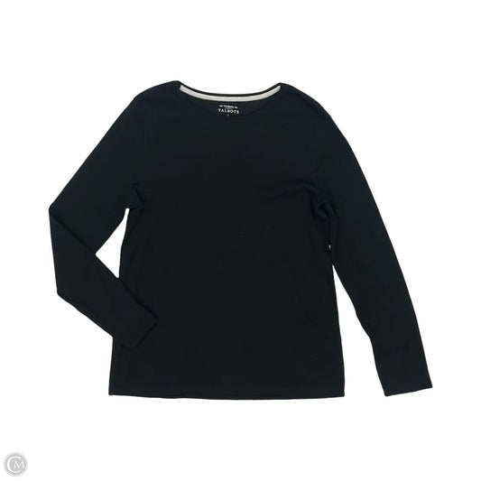 Top Long Sleeve By Talbots In Black, Size: L