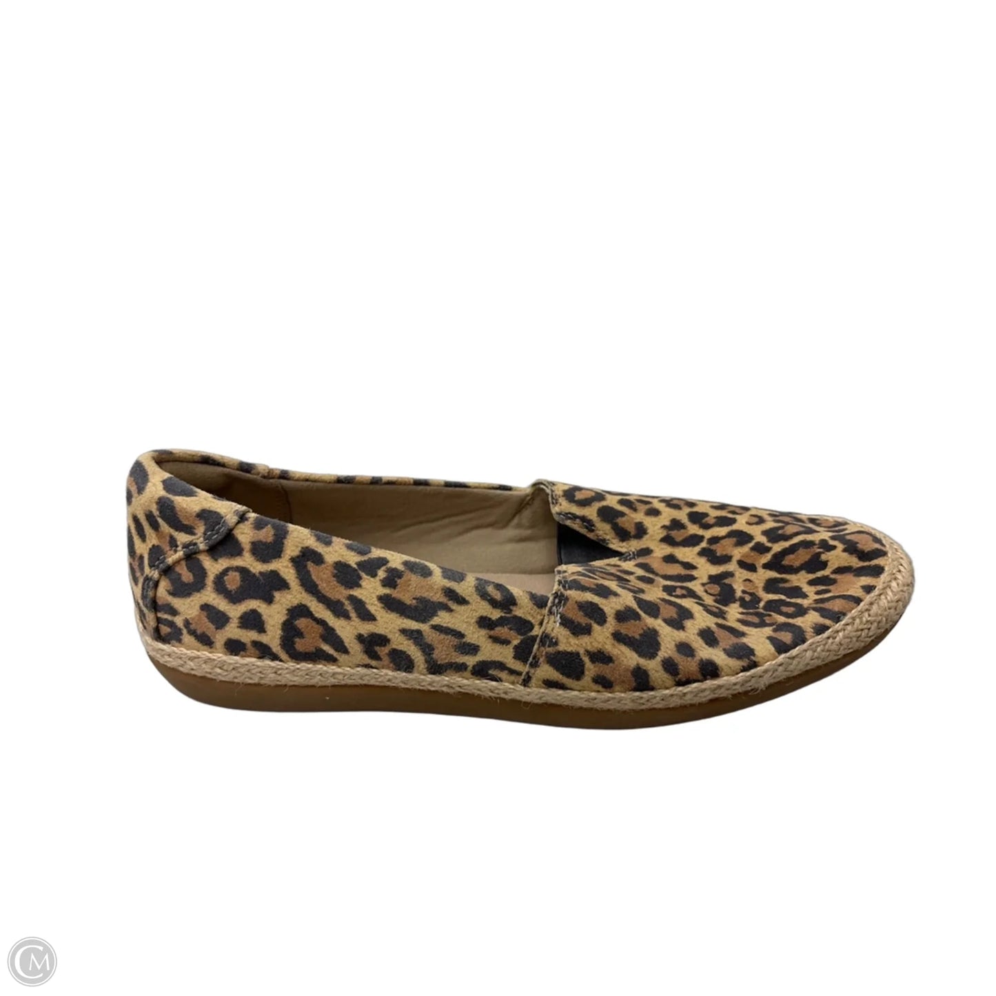 Shoes Flats By Clarks In Leopard Print, Size: 8