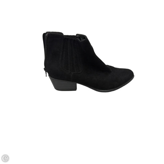 Boots Ankle Heels By Massini In Black, Size: 7