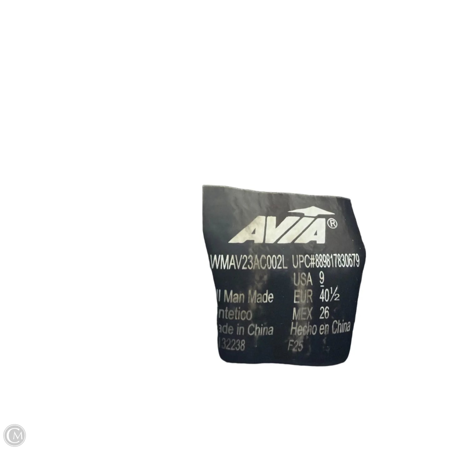 Shoes Athletic By Avia In Black, Size: 9