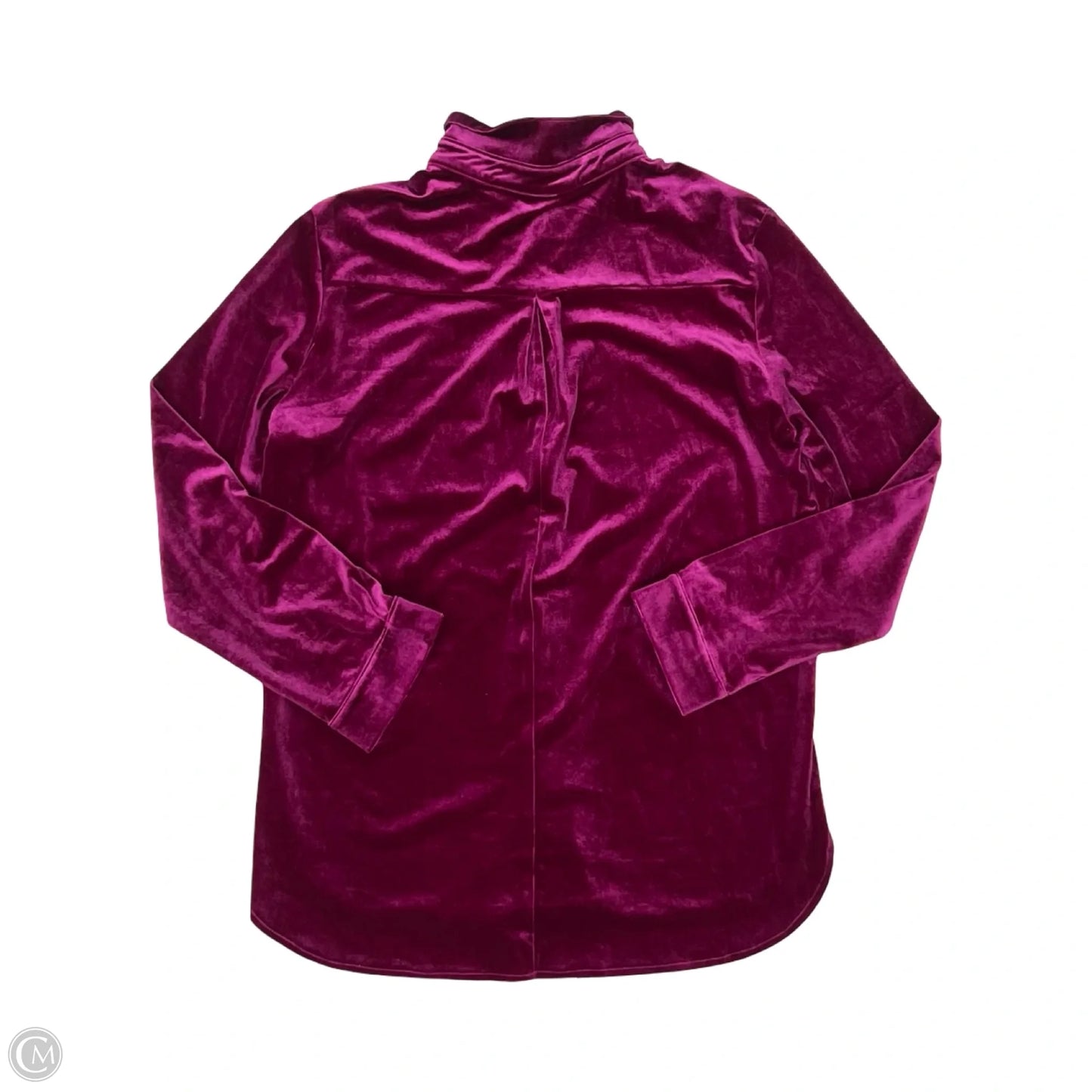Top Long Sleeve By She + Sky In Purple, Size: S