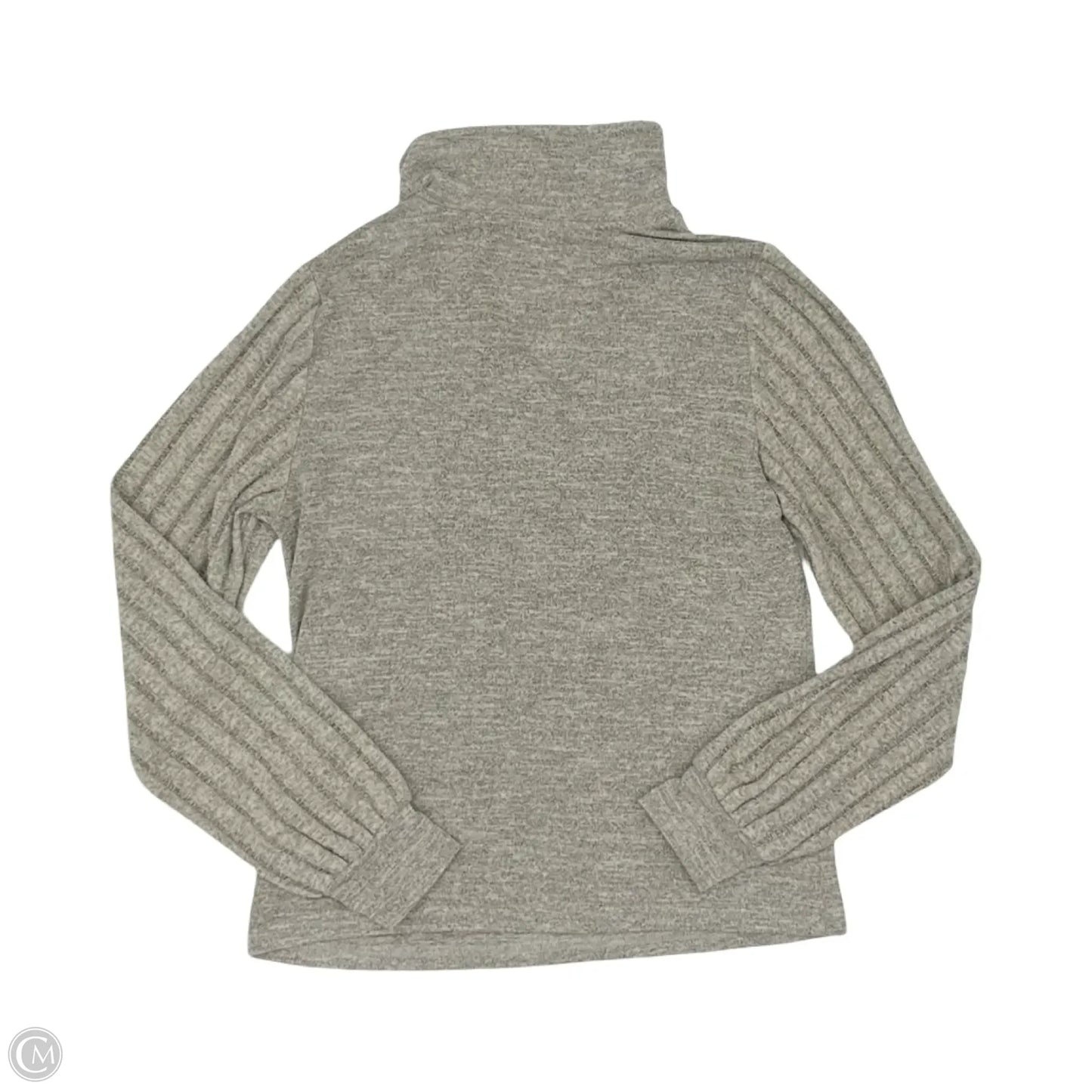Top Long Sleeve By Cme In Brown, Size: S