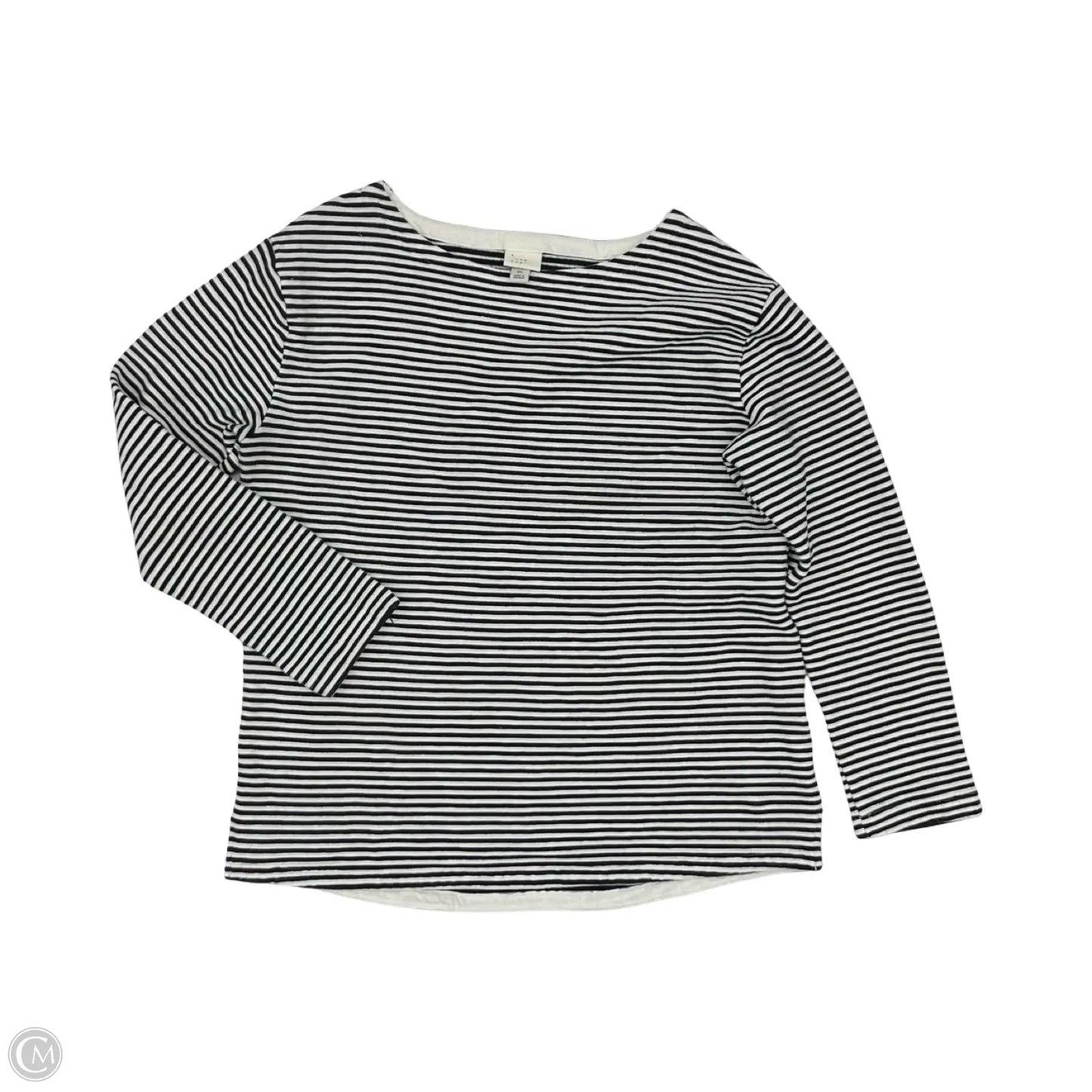 Top Long Sleeve By A New Day In Black & White, Size: Xl
